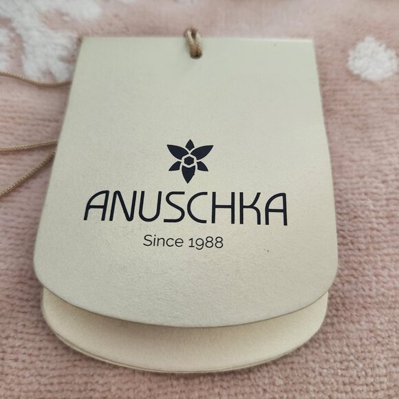 ANUSCHKA SUNSET PAISLEY HAND PAINTED LEATHER HANDBAG WITH CROSSBODY STRAP NEW - Picture 11 of 14